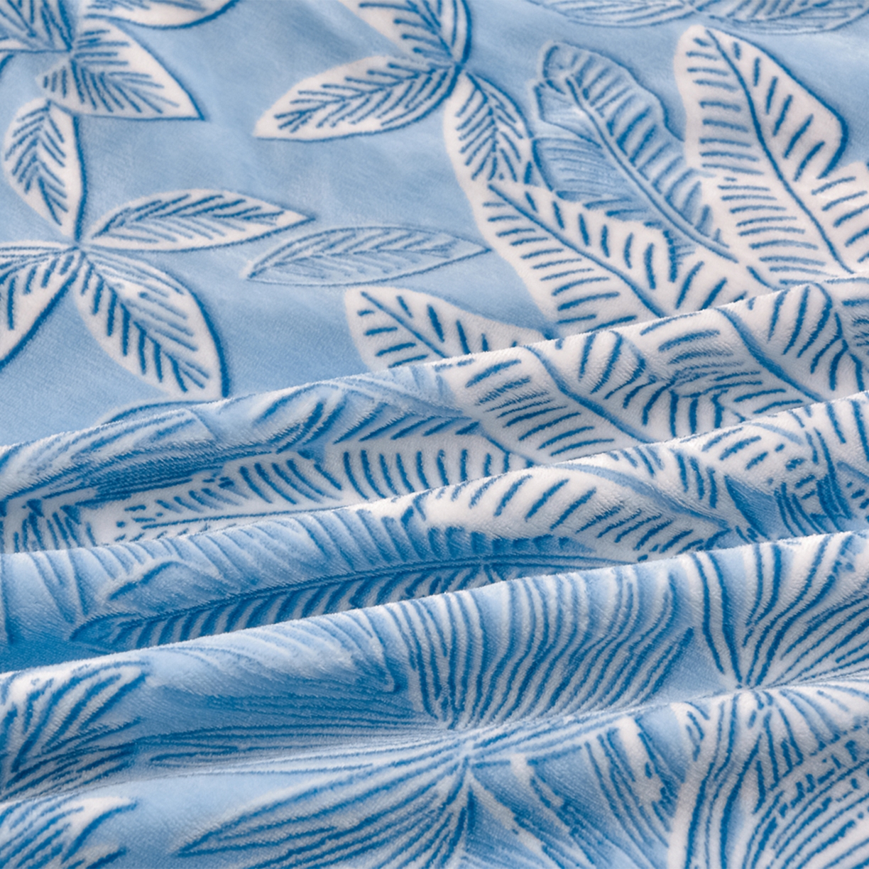 91家纺网 家纺一手货源 找家纺 董成龙家纺 2025新款直播爆款牛奶绒四件套雕花压线款法莱绒四件套11 初语-富贵兰