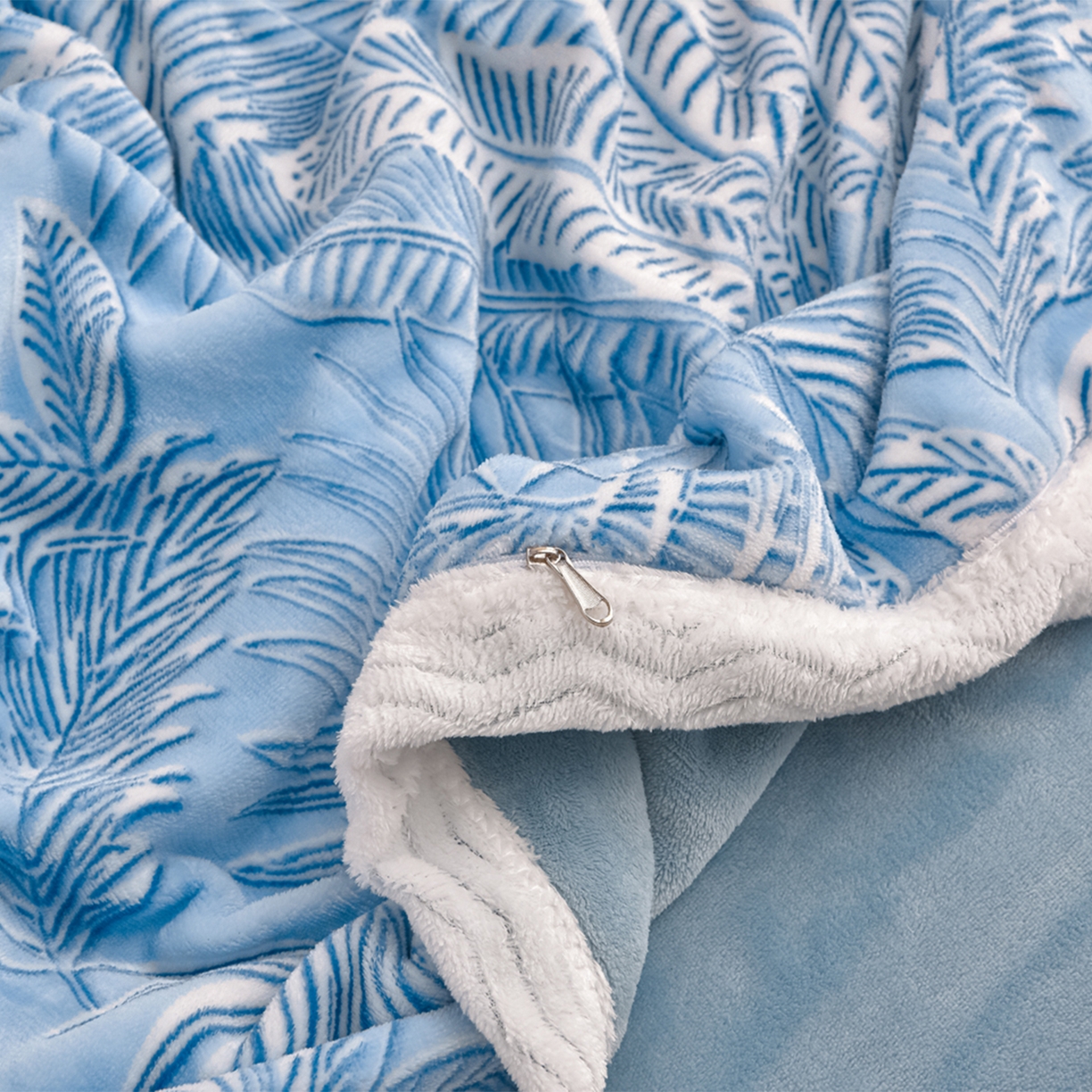 91家纺网 家纺一手货源 找家纺 董成龙家纺 2025新款直播爆款牛奶绒四件套雕花压线款法莱绒四件套11 初语-富贵兰