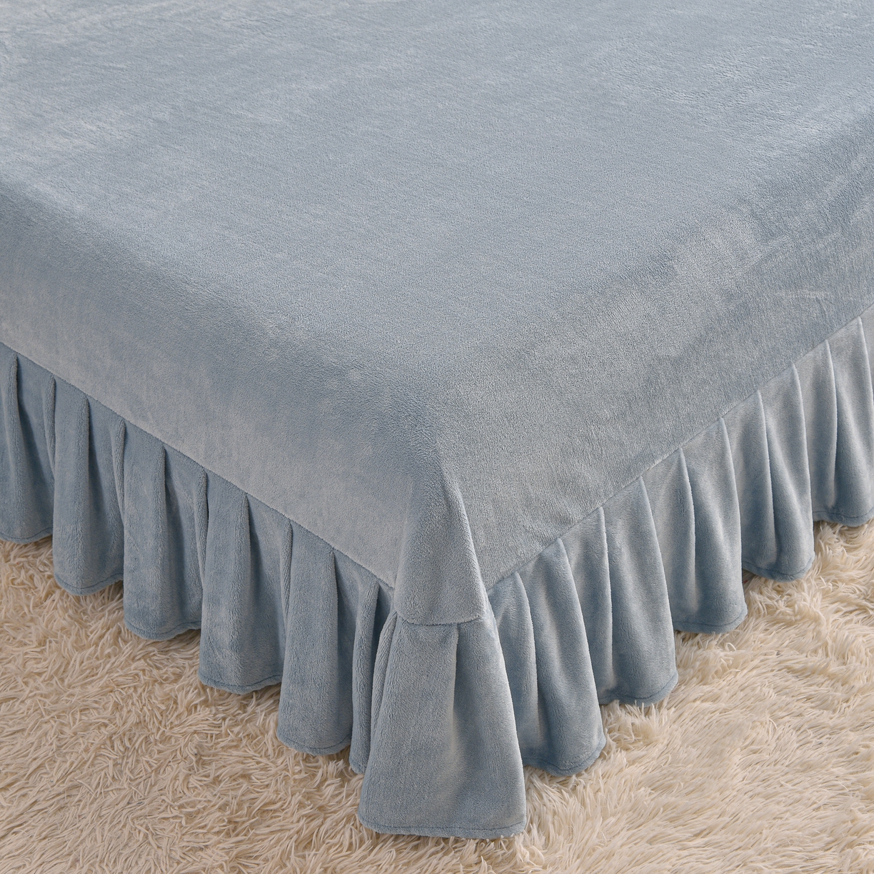 91家纺网 家纺一手货源 找家纺 董成龙家纺 2025新款直播爆款牛奶绒四件套雕花压线款法莱绒四件套11 欧雅-兰