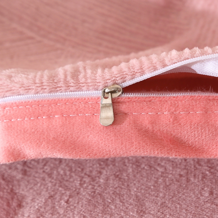 91家纺网 家纺一手货源 找家纺 小叮当家纺仓储工厂店 2025新款A类母婴级高克重8.5斤牛奶绒四件套烂花绒雕花绒四件套 流星-粉色