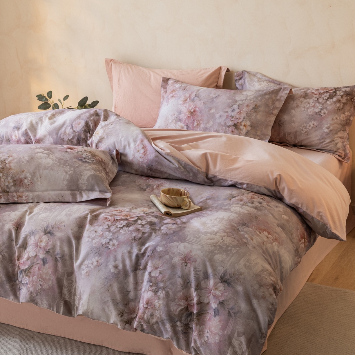 91家纺网 家纺一手货源 找家纺 （总）梦幻之城 2025新款加厚磨毛数码印花四件套