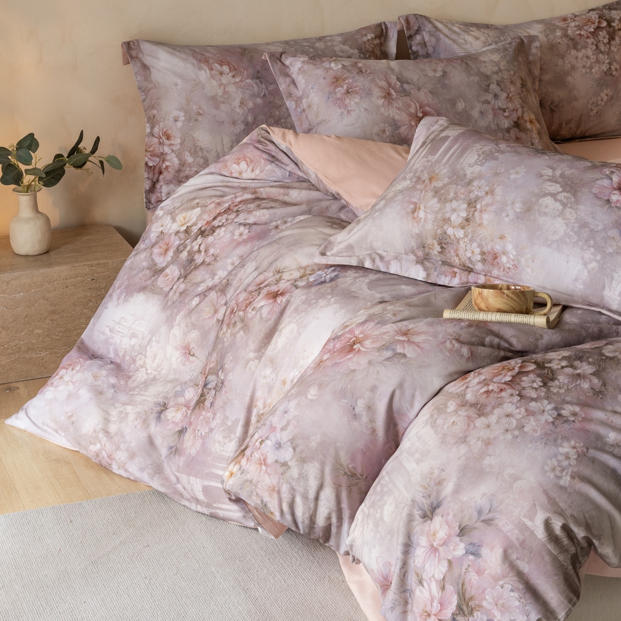 91家纺网 家纺一手货源 找家纺 （总）梦幻之城 2025新款加厚磨毛数码印花四件套