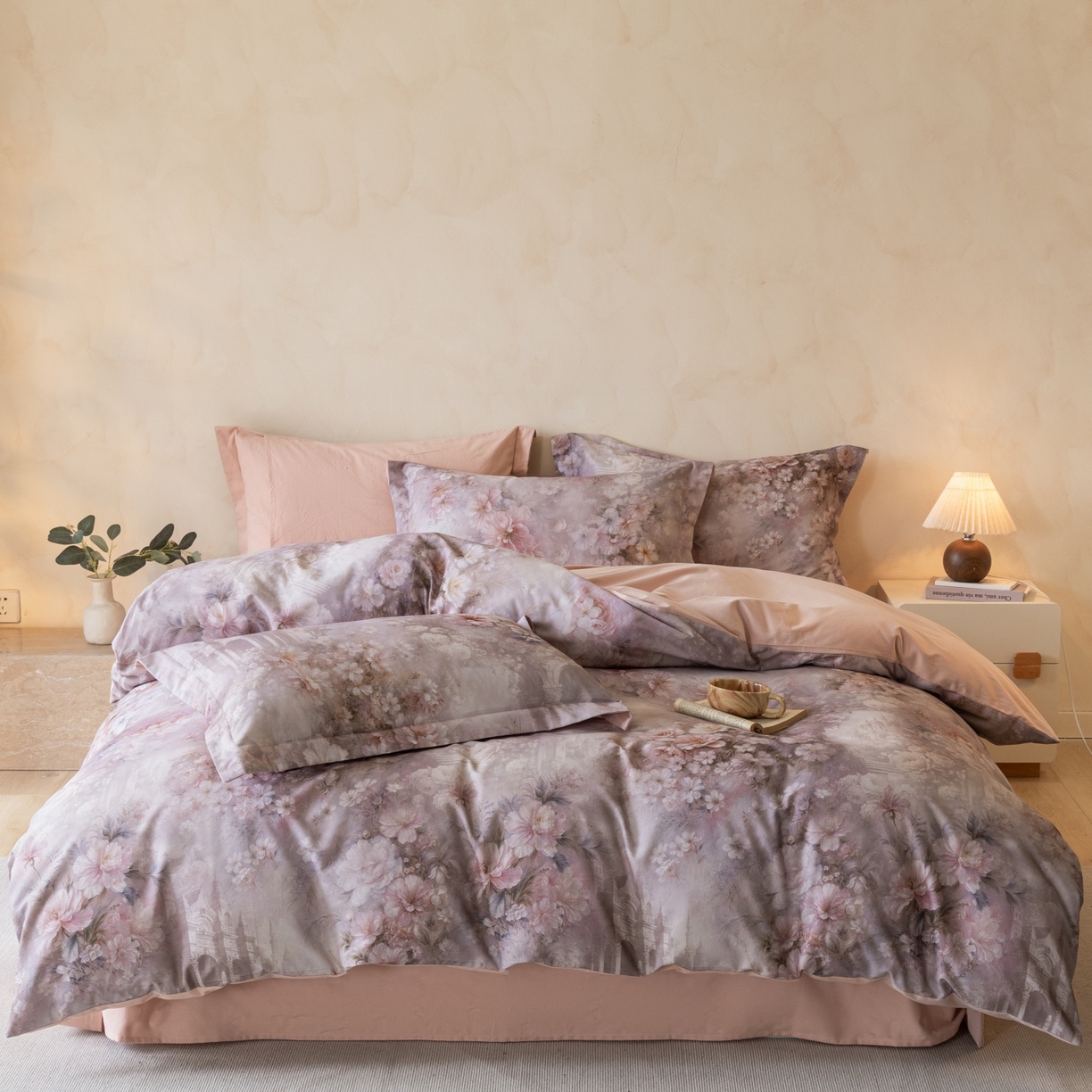 91家纺网 家纺一手货源 找家纺 （总）梦幻之城 2025新款加厚磨毛数码印花四件套