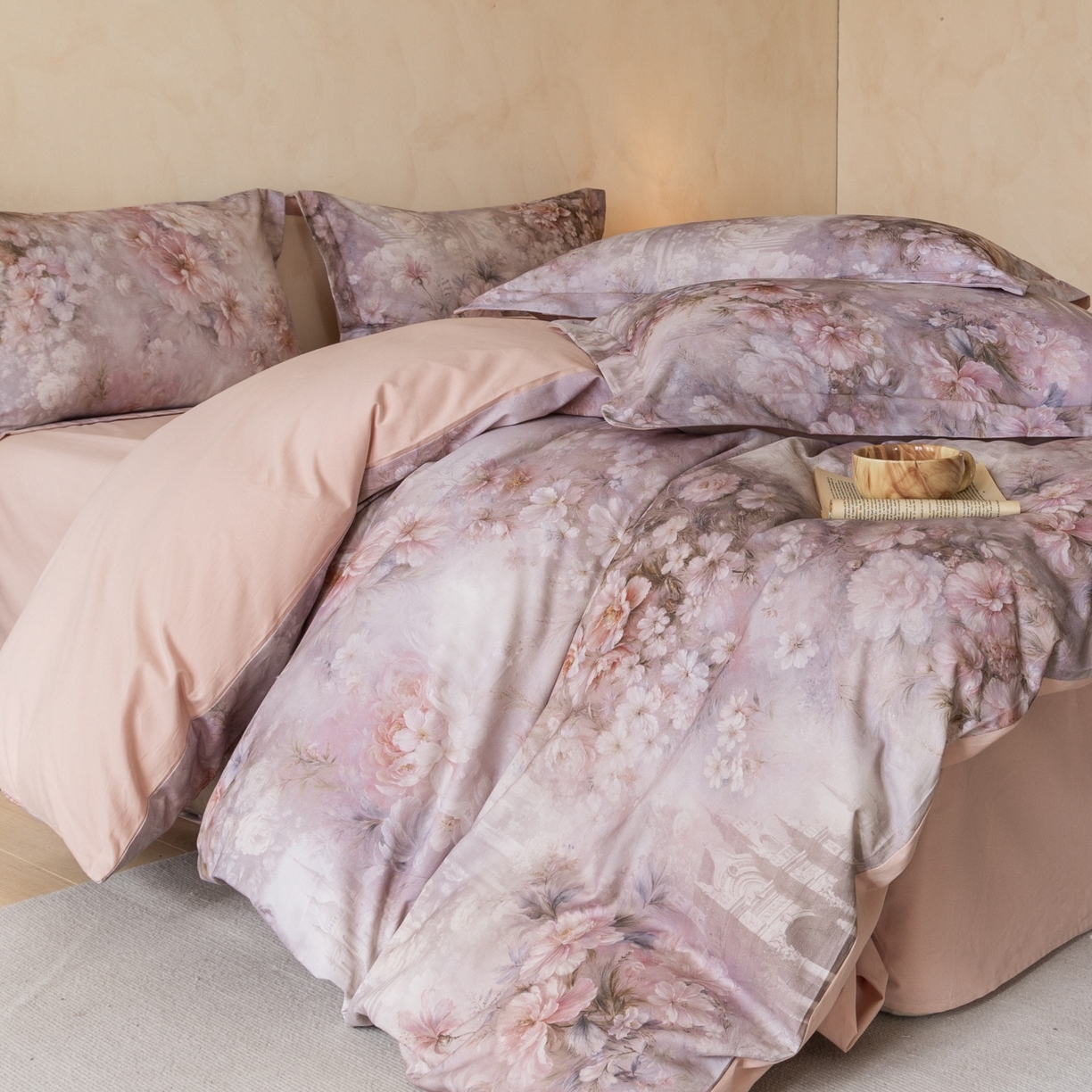 91家纺网 家纺一手货源 找家纺 （总）梦幻之城 2025新款加厚磨毛数码印花四件套