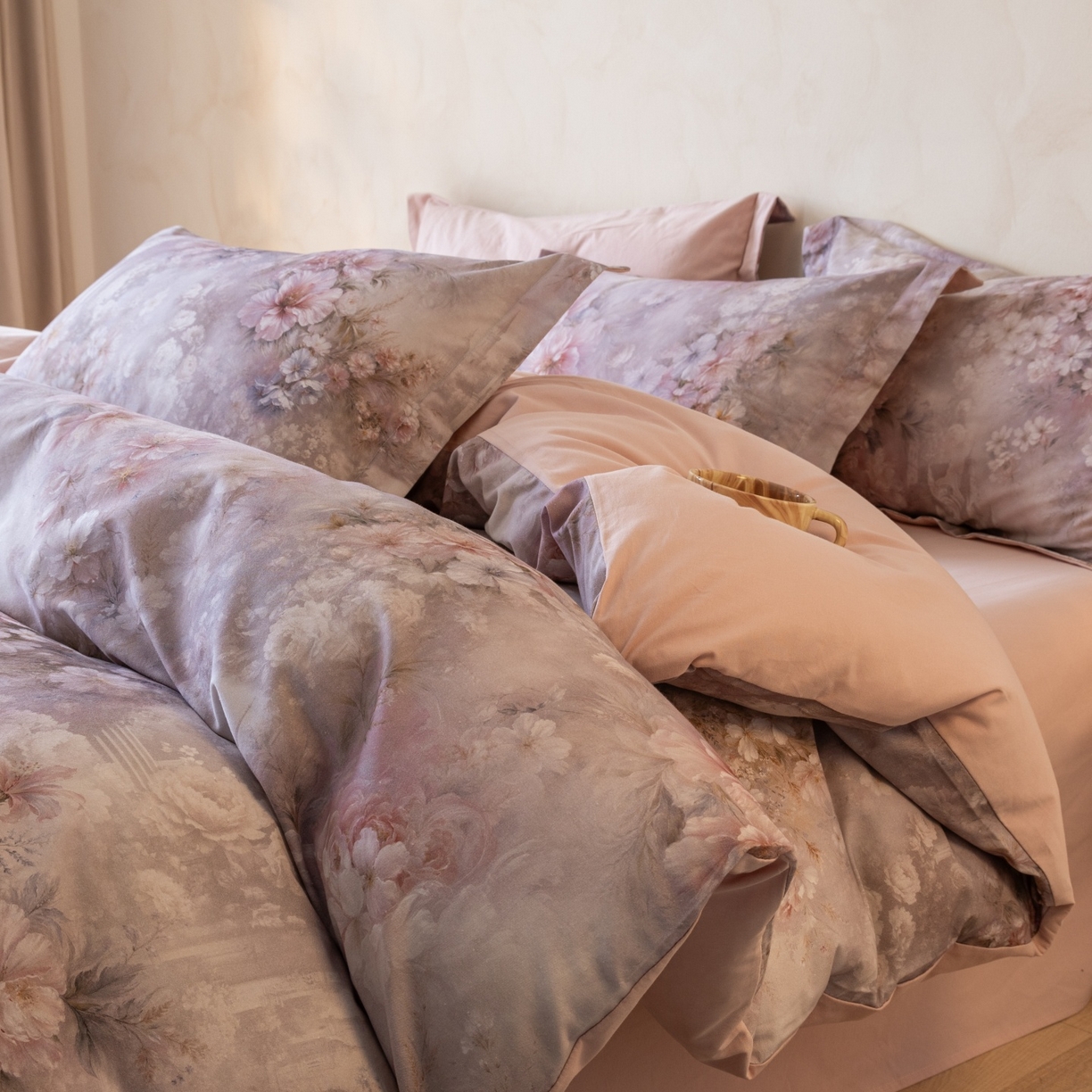 91家纺网 家纺一手货源 找家纺 （总）梦幻之城 2025新款加厚磨毛数码印花四件套