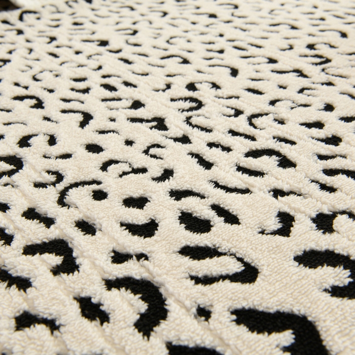 91家纺网 家纺一手货源 找家纺 圣楚家纺 2025新款豹纹羊羔绒双层毯 豹纹