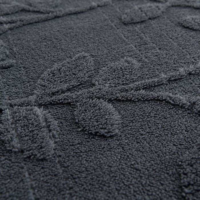 91家纺网 家纺一手货源 找家纺 圣楚家纺 2025新款塔芙绒叶语双层毯 叶语灰