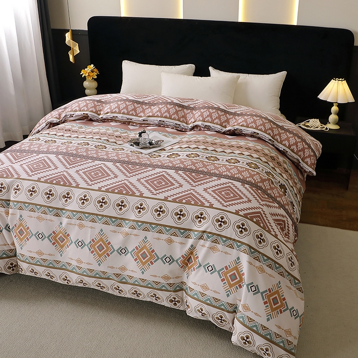 91家纺网 家纺一手货源 找家纺 贝兰仙奴 2025新款亲肤舒适全棉磨毛多规格系列四件套 慕恋