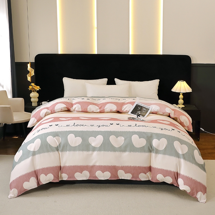 91家纺网 家纺一手货源 找家纺 （总）贝兰仙奴 2025新款亲肤舒适全棉磨毛多规格系列单被套