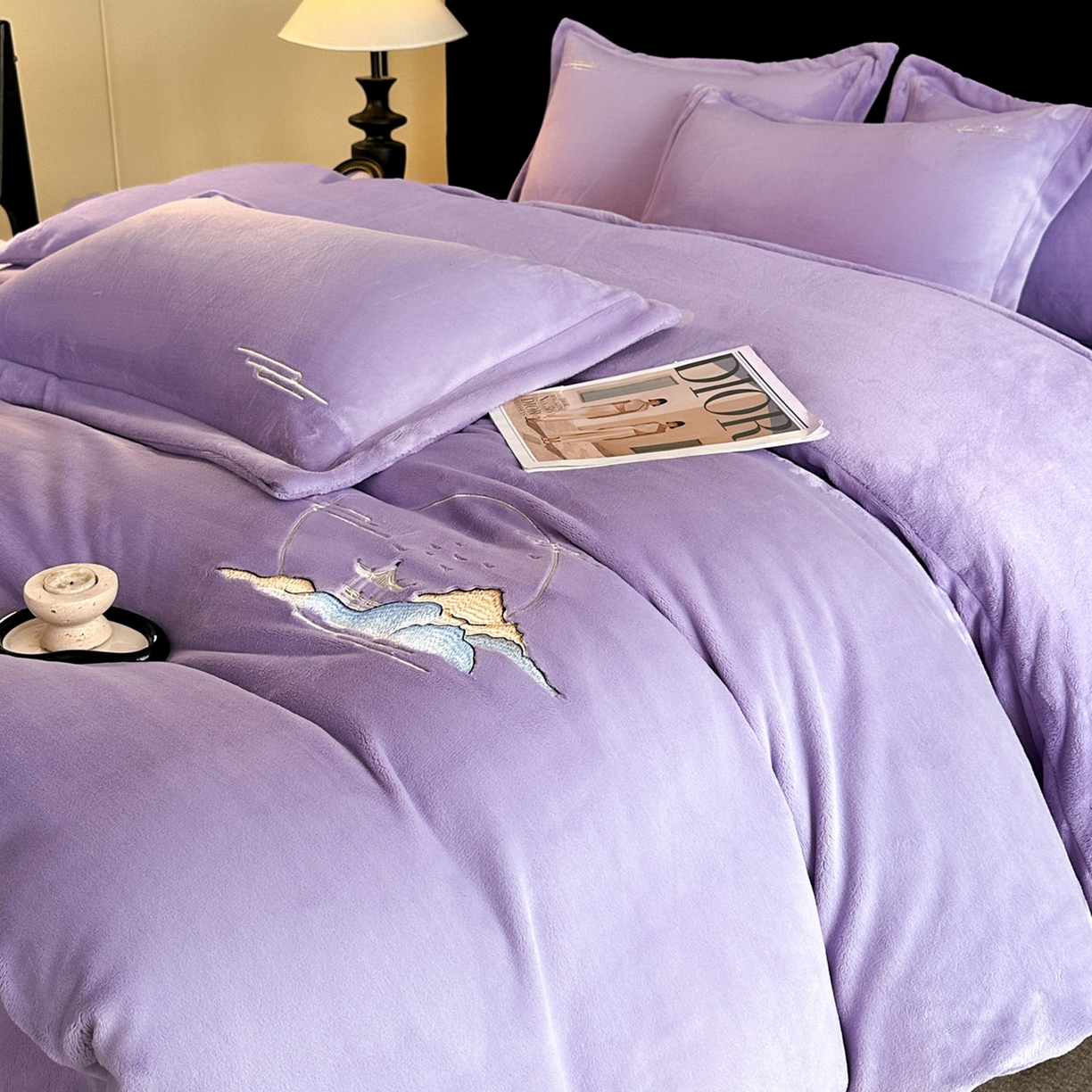 91家纺网 家纺一手货源 找家纺 （总）壹张床 2025新款A类新疆棉花被糯糯棉子母被冬被印花被芯春秋被学生被子母扣系列