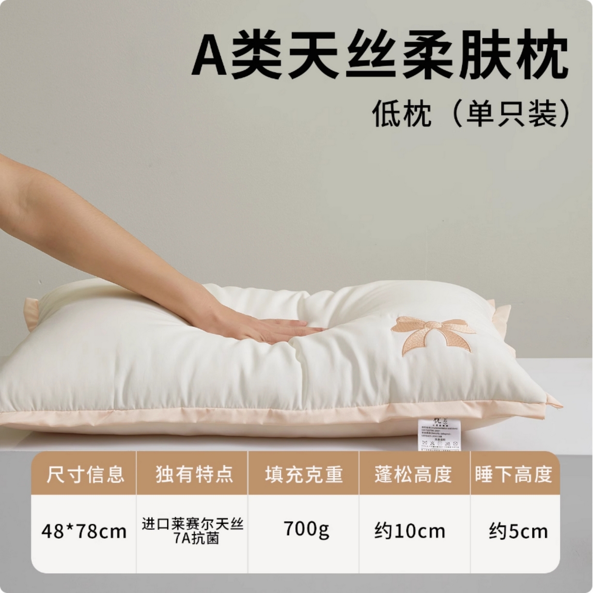 91家纺网 家纺一手货源 找家纺 （总）永乐枕芯 2025新款双A类莱赛尔天丝护颈枕枕头枕芯