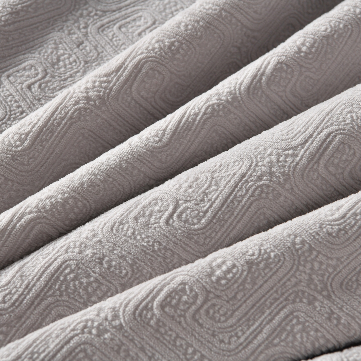 91家纺网 家纺一手货源 找家纺 （总）菡宝2025新款工艺款贝壳边雕花绒简约良品风牛奶绒四件套-梵西系列 支持定做定制尺寸