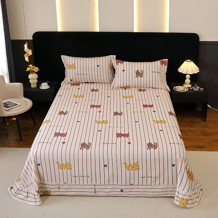 91家纺网 家纺一手货源 找家纺 （总）贝兰仙奴 2025新款亲肤舒适全棉磨毛多规格系列单床单