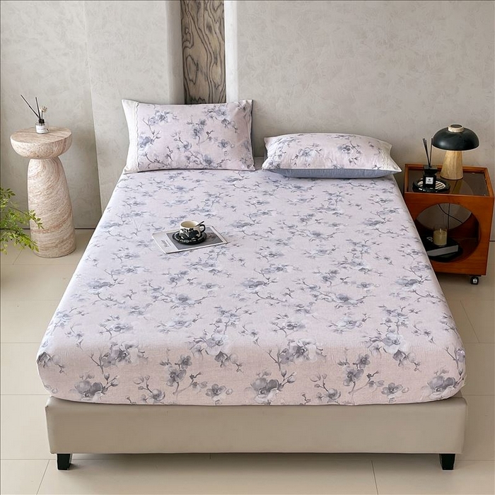 91家纺网 家纺一手货源 找家纺 （总）丝芙妮家居（原乐视家纺） 2026新款全棉纯棉蕾丝花边原麻单品床笠单件床笠