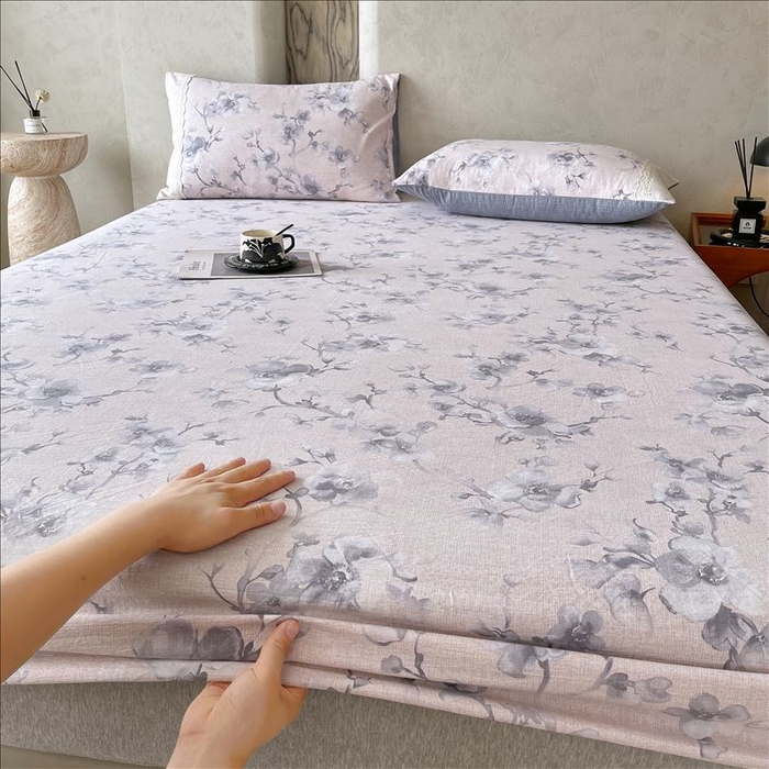 91家纺网 家纺一手货源 找家纺 （总）丝芙妮家居（原乐视家纺） 2026新款全棉纯棉蕾丝花边原麻单品床笠单件床笠