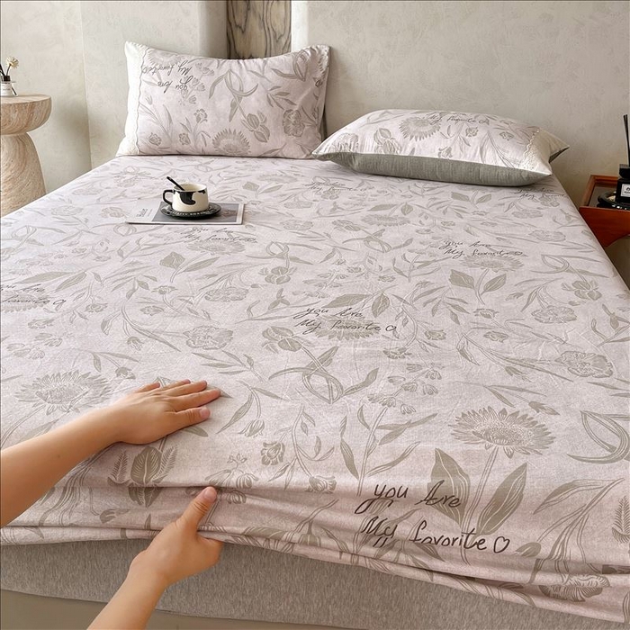 91家纺网 家纺一手货源 找家纺 丝芙妮家居（原乐视家纺） 2025新款全棉纯棉蕾丝花边原麻单品床笠单件床笠 叶新泽