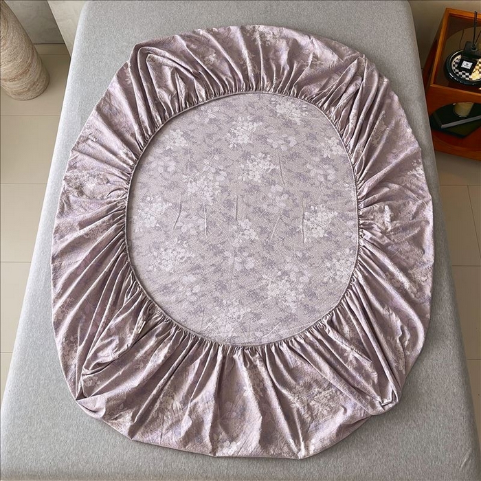 91家纺网 家纺一手货源 找家纺 丝芙妮家居（原乐视家纺） 2025新款全棉纯棉蕾丝花边原麻单品床笠单件床笠 花畔呢喃