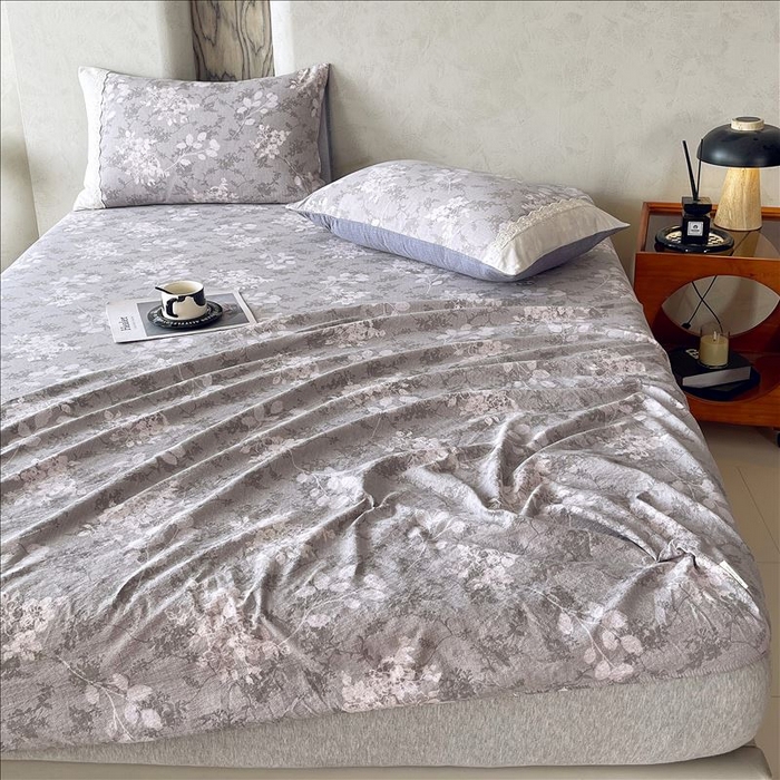 91家纺网 家纺一手货源 找家纺 丝芙妮家居（原乐视家纺） 2025新款全棉纯棉蕾丝花边原麻单品床笠单件床笠 法式浪漫