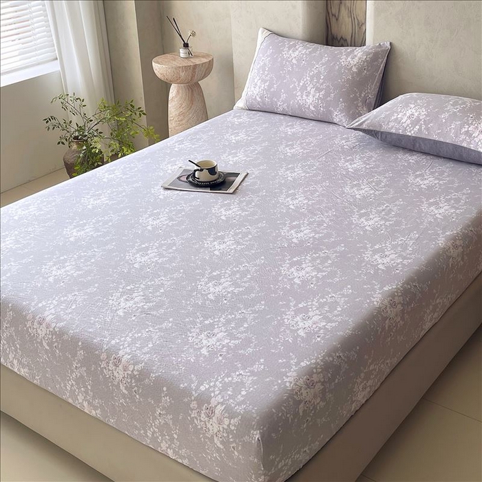 91家纺网 家纺一手货源 找家纺 丝芙妮家居（原乐视家纺） 2025新款全棉纯棉蕾丝花边原麻单品床笠单件床笠 花屿梦