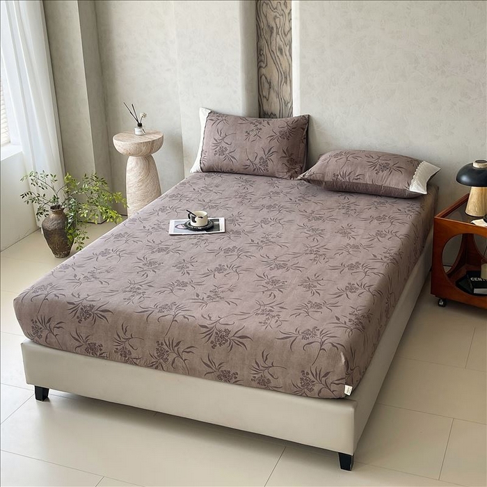 91家纺网 家纺一手货源 找家纺 丝芙妮家居（原乐视家纺） 2025新款全棉纯棉蕾丝花边原麻单品床笠单件床笠 风野涧