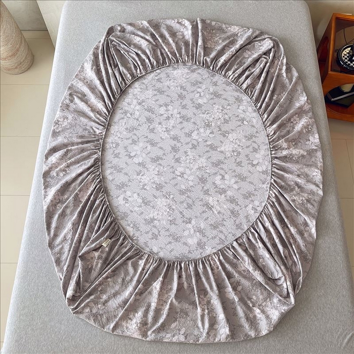 91家纺网 家纺一手货源 找家纺 丝芙妮家居（原乐视家纺） 2025新款全棉纯棉蕾丝花边原麻单品床笠单件床笠 法式浪漫