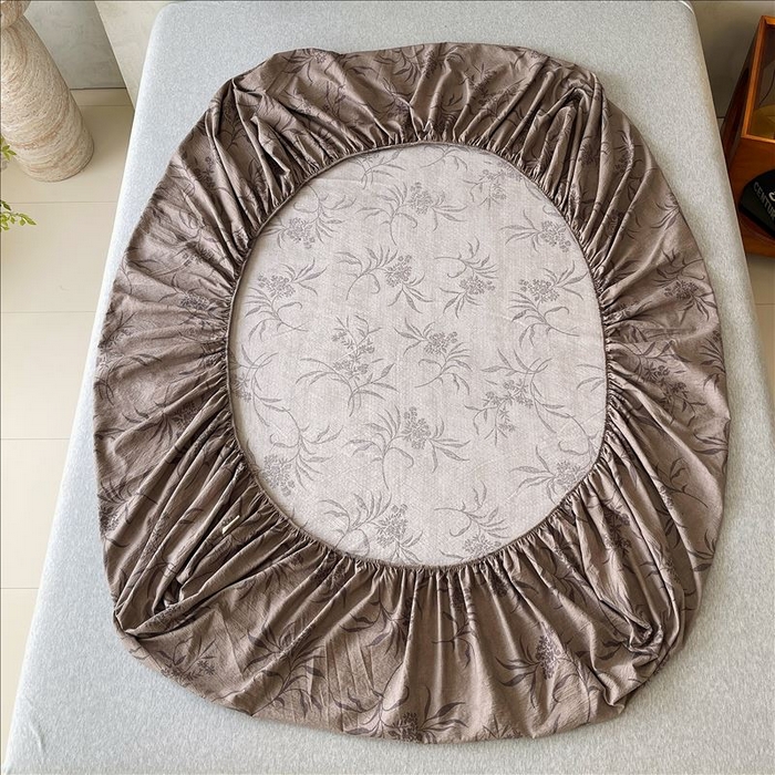 91家纺网 家纺一手货源 找家纺 丝芙妮家居（原乐视家纺） 2025新款全棉纯棉蕾丝花边原麻单品床笠单件床笠 风野涧