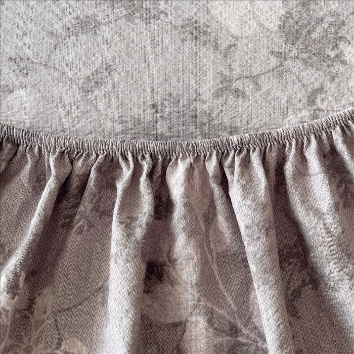 91家纺网 家纺一手货源 找家纺 丝芙妮家居（原乐视家纺） 2025新款全棉纯棉蕾丝花边原麻单品床笠单件床笠 法式浪漫