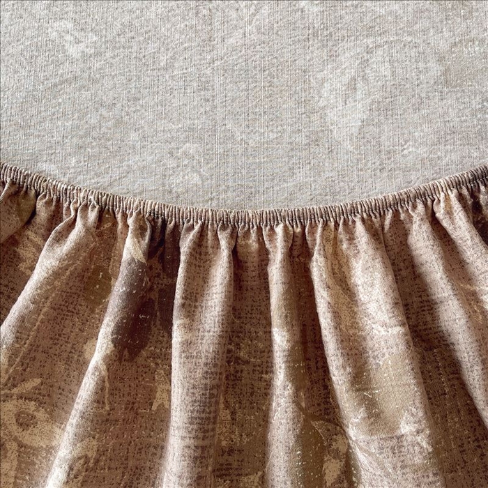 91家纺网 家纺一手货源 找家纺 丝芙妮家居（原乐视家纺） 2025新款全棉纯棉蕾丝花边原麻单品床笠单件床笠 陌清香