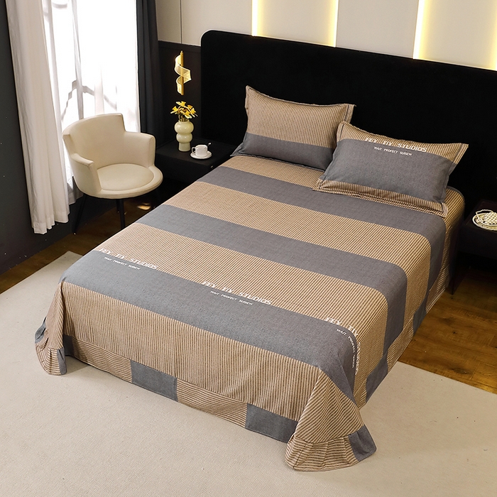 91家纺网 家纺一手货源 找家纺 贝兰仙奴 2025新款亲肤舒适全棉磨毛多规格系列单床单 贝尔湖畔