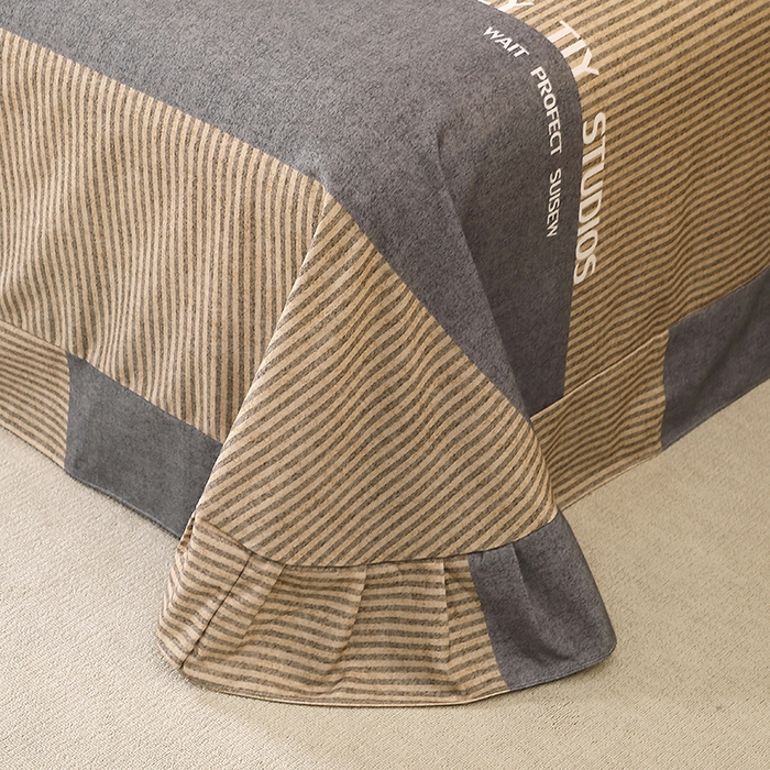 91家纺网 家纺一手货源 找家纺 贝兰仙奴 2025新款亲肤舒适全棉磨毛多规格系列单床单 贝尔湖畔