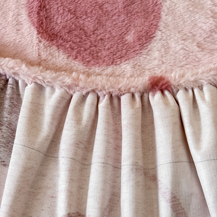 91家纺网 家纺一手货源 找家纺 小叮当家纺仓储工厂店 2025新款印花兔毛绒高克重单床笠 床笠单件 床笠-米妮