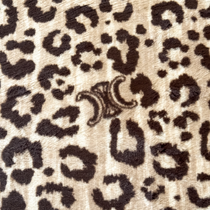 91家纺网 家纺一手货源 找家纺 小叮当家纺仓储工厂店 2025新款印花兔毛绒高克重单床笠 床笠单件 床笠-字母豹纹