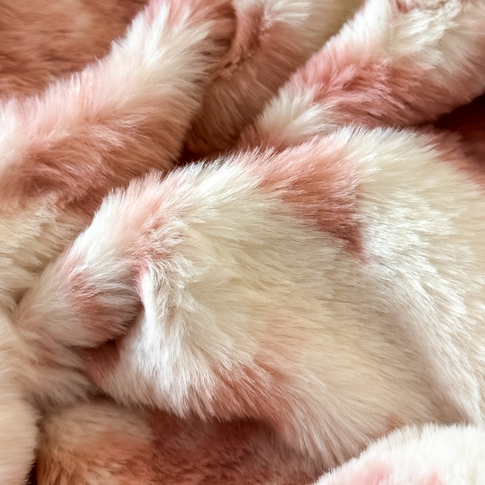 91家纺网 家纺一手货源 找家纺 小叮当家纺仓储工厂店 2025新款印花兔毛绒高克重单床笠 床笠单件 床笠-花间粉