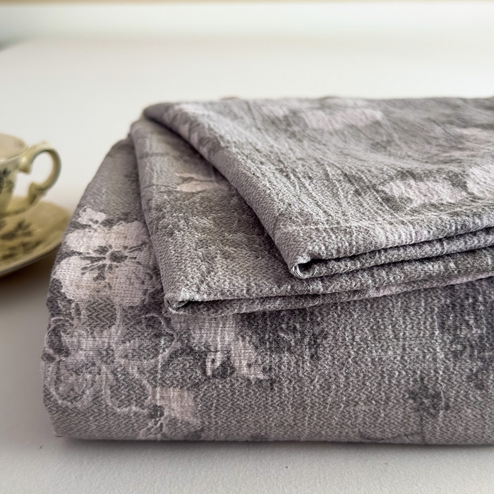 91家纺网 家纺一手货源 找家纺 丝芙妮家居（原乐视家纺） 2025新款全棉纯棉蕾丝花边原麻单件床单单品床单 法式浪漫