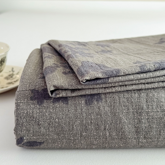 91家纺网 家纺一手货源 找家纺 丝芙妮家居（原乐视家纺） 2025新款全棉纯棉蕾丝花边原麻单件床单单品床单 夜色未央