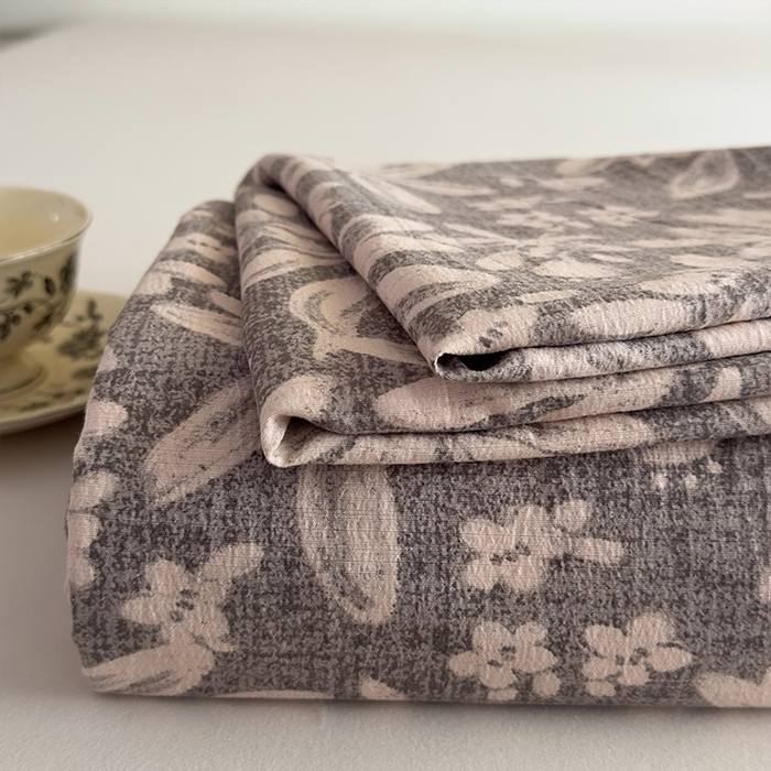 91家纺网 家纺一手货源 找家纺 丝芙妮家居（原乐视家纺） 2025新款全棉纯棉蕾丝花边原麻单件床单单品床单 相思岚