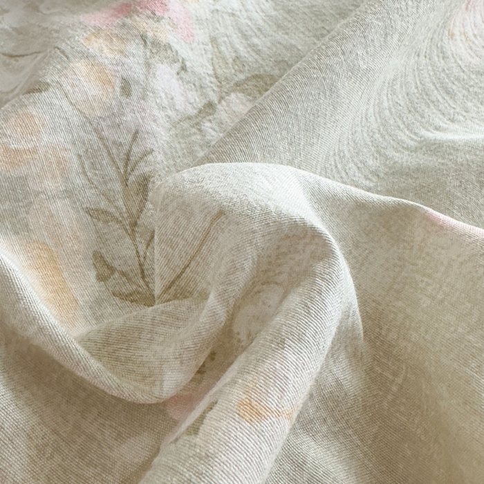 91家纺网 家纺一手货源 找家纺 丝芙妮家居（原乐视家纺） 2025新款全棉纯棉蕾丝花边原麻单件床单单品床单 岁月留声