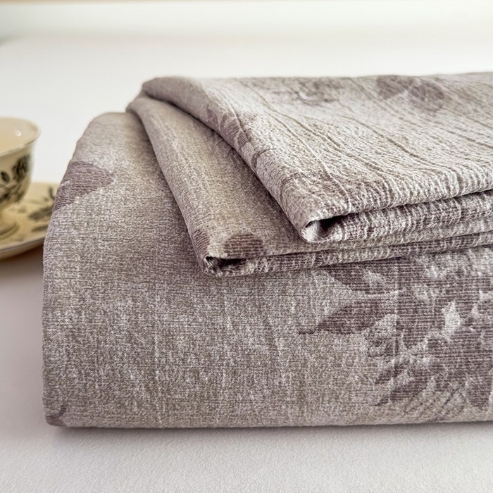 丝芙妮家居（原乐视家纺） 2025新款全棉纯棉蕾丝花边原麻单件床单单品床单 森蔓