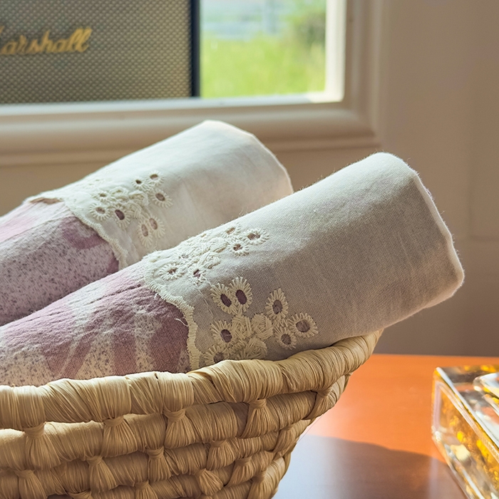 91家纺网 家纺一手货源 找家纺 丝芙妮家居（原乐视家纺） 2025新款全棉纯棉蕾丝花边原麻单件床单单品床单 云栖