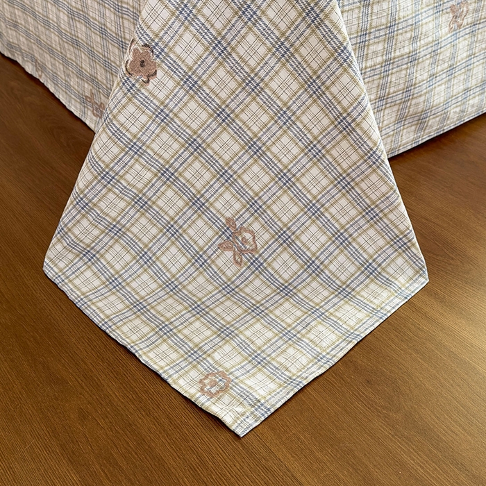 91家纺网 家纺一手货源 找家纺 丝芙妮家居（原乐视家纺） 2025新款全棉纯棉蕾丝花边原麻单件床单单品床单 素律