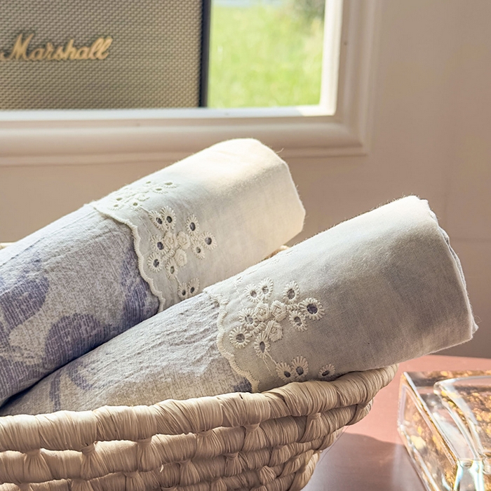 91家纺网 家纺一手货源 找家纺 丝芙妮家居（原乐视家纺） 2025新款全棉纯棉蕾丝花边原麻单件床单单品床单 梦幻花园