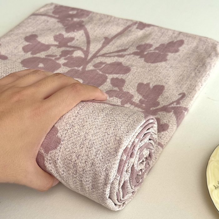 91家纺网 家纺一手货源 找家纺 丝芙妮家居（原乐视家纺） 2025新款全棉纯棉蕾丝花边原麻单件床单单品床单 云栖