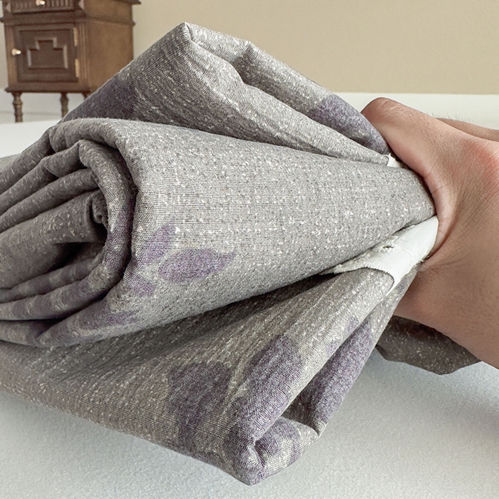 91家纺网 家纺一手货源 找家纺 丝芙妮家居（原乐视家纺） 2025新款全棉纯棉蕾丝花边原麻单件床单单品床单 夜色未央