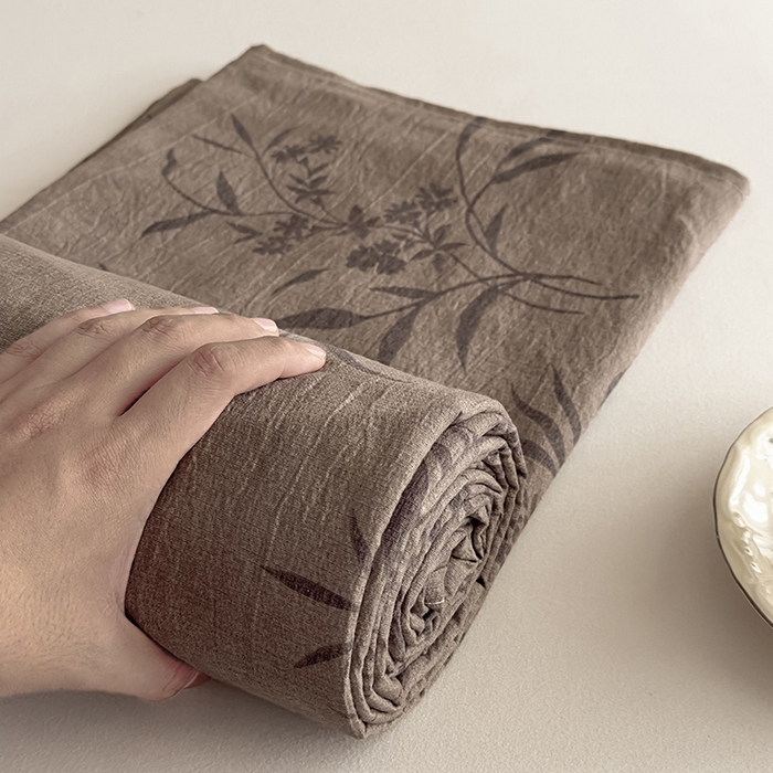 91家纺网 家纺一手货源 找家纺 丝芙妮家居（原乐视家纺） 2025新款全棉纯棉蕾丝花边原麻单件床单单品床单 风野涧