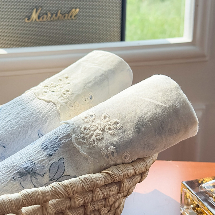 91家纺网 家纺一手货源 找家纺 丝芙妮家居（原乐视家纺） 2025新款全棉纯棉蕾丝花边原麻单件床单单品床单 庄生晓梦