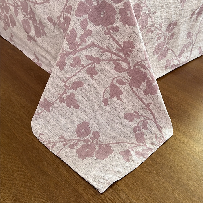 91家纺网 家纺一手货源 找家纺 丝芙妮家居（原乐视家纺） 2025新款全棉纯棉蕾丝花边原麻单件床单单品床单 云栖