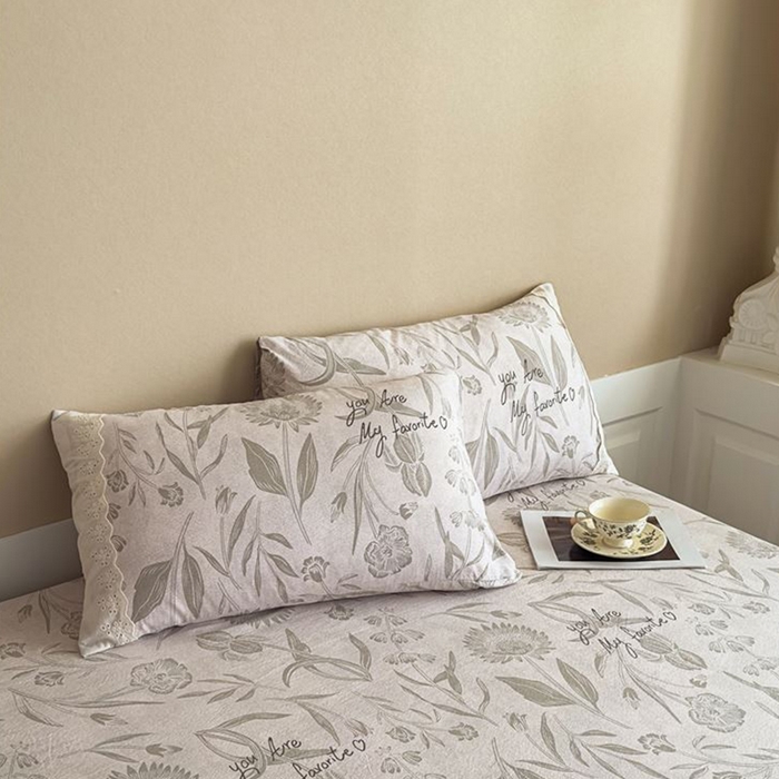 91家纺网 家纺一手货源 找家纺 丝芙妮家居（原乐视家纺） 2025新款全棉纯棉蕾丝花边原麻单件床单单品床单 叶新泽