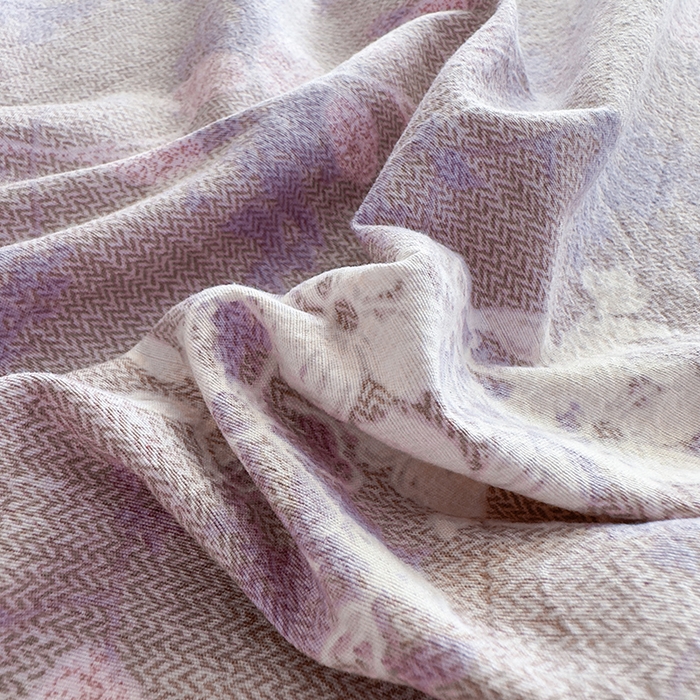 91家纺网 家纺一手货源 找家纺 丝芙妮家居（原乐视家纺） 2025新款全棉纯棉蕾丝花边原麻单件床单单品床单 花畔呢喃