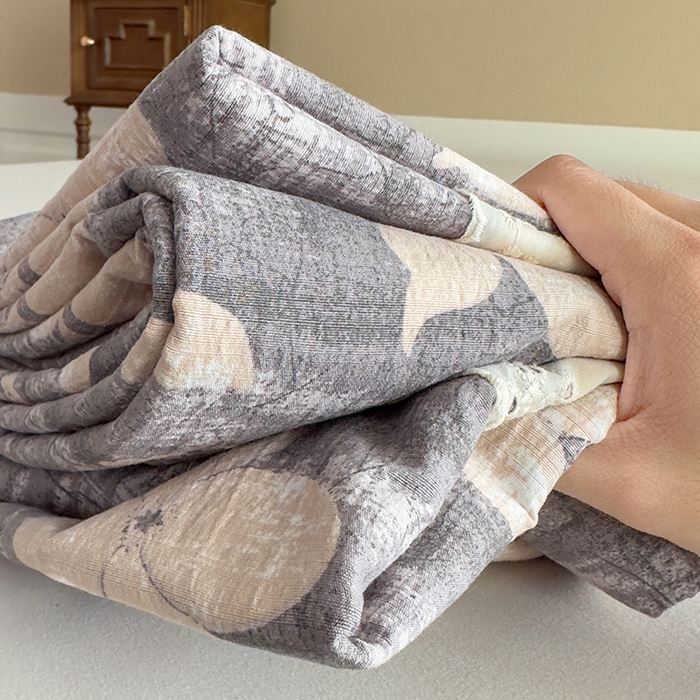 91家纺网 家纺一手货源 找家纺 丝芙妮家居（原乐视家纺） 2025新款全棉纯棉蕾丝花边原麻单件床单单品床单 漫步花庭