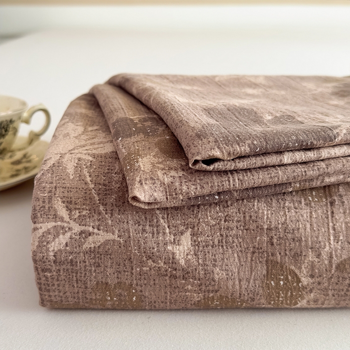 91家纺网 家纺一手货源 找家纺 丝芙妮家居（原乐视家纺） 2025新款全棉纯棉蕾丝花边原麻单件床单单品床单 陌清香